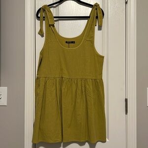 NASTY GAL tie tank babydoll dress sz 10